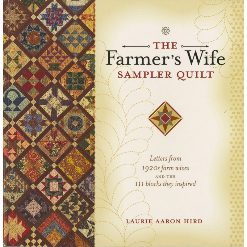 The front of The Farmer's Wife Sampler Quilt book