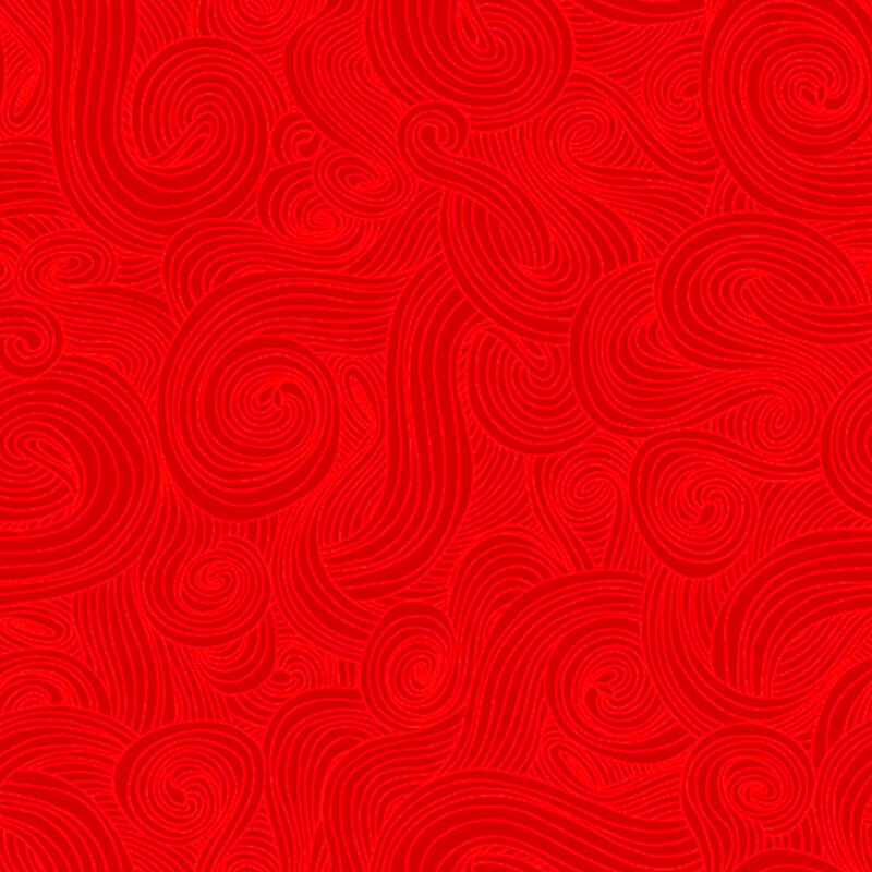 Red swirls