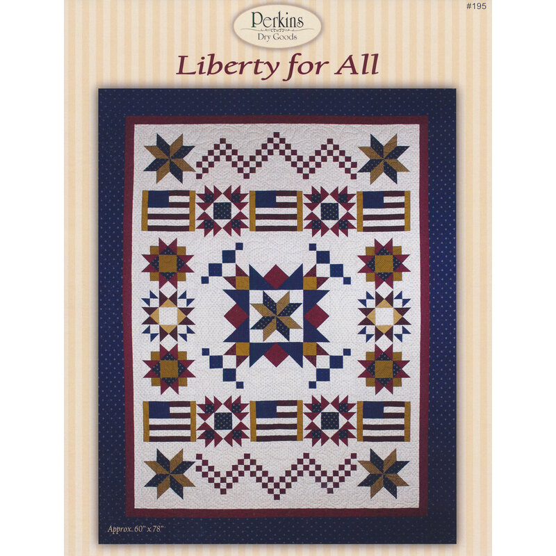 The front of the Liberty For All pattern by Perkins Dry Goods.