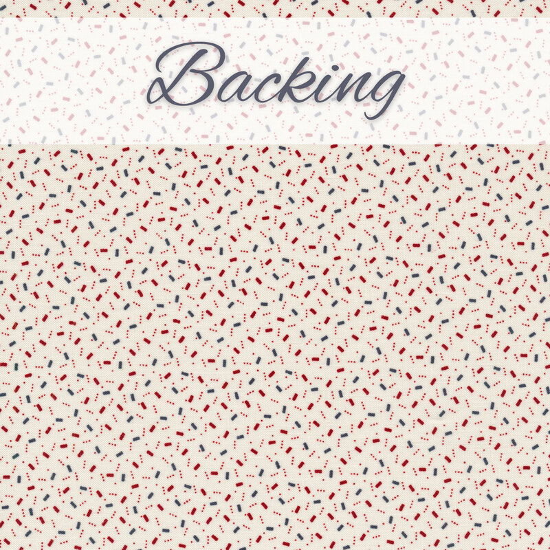 Patriotic Star Quilt Kit - American Gathering - Backing - 3-3/4 yds