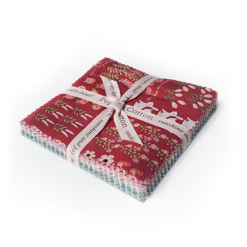 Kaisley Rose 5" Squares by Poppie Cotton