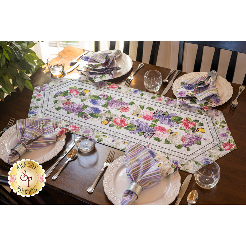 Easy Striped Table Runner Kit - Scented Garden