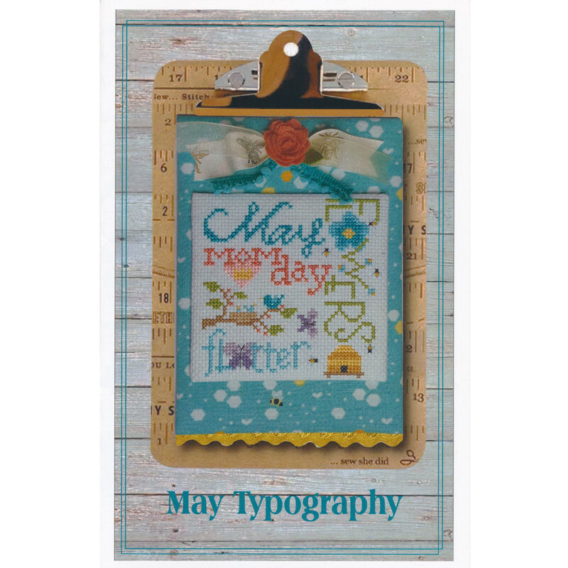 The front of the May Typography Pattern