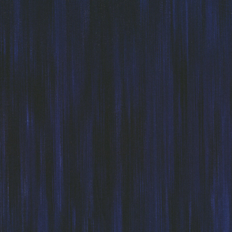 Tonal midnight blue fabric features decorative stripes design | Shabby Fabrics