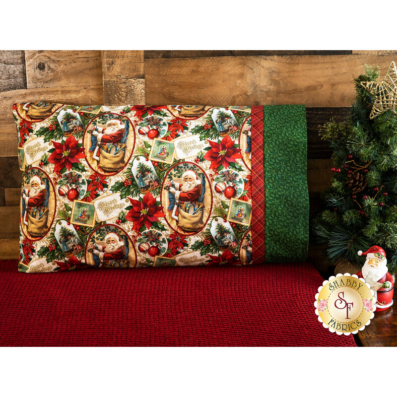 Magic Pillowcase Kit - Old Time Christmas - Santa
