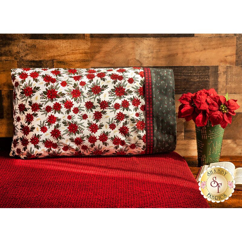 Magic Pillowcase Kit - Farmhouse Christmas - Standard Size - White