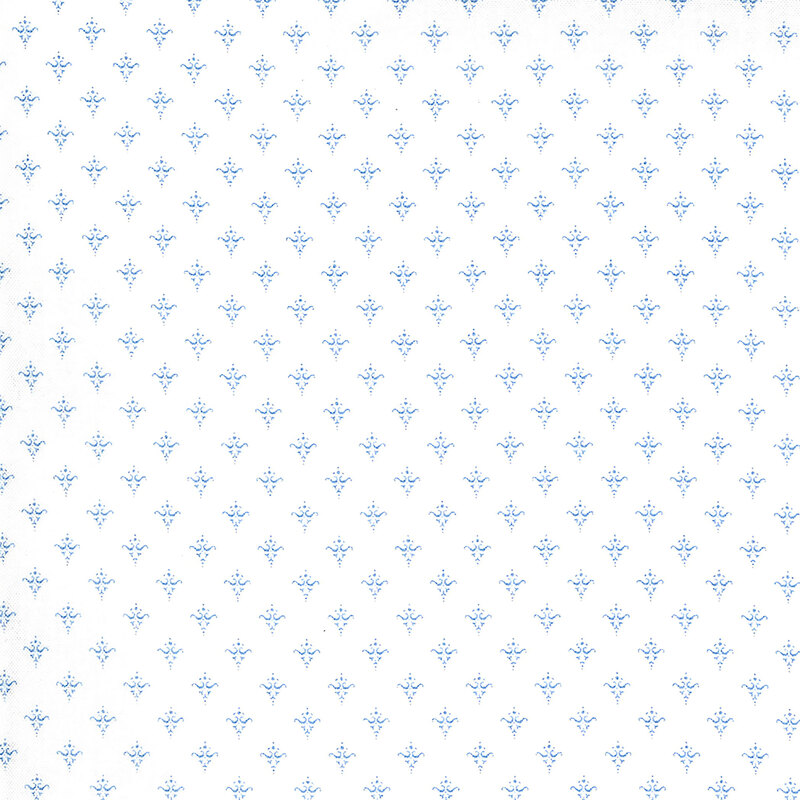 Light blue porch lights on a white background