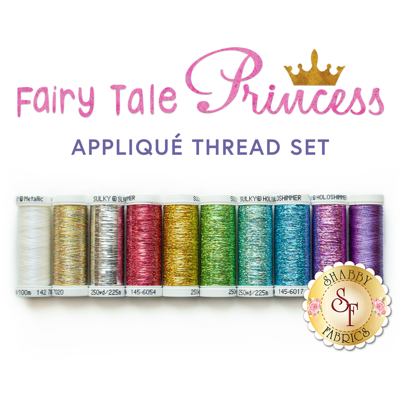 Fairy Tale Princess Quilt Kit - 10pc Thread Set - RESERVE