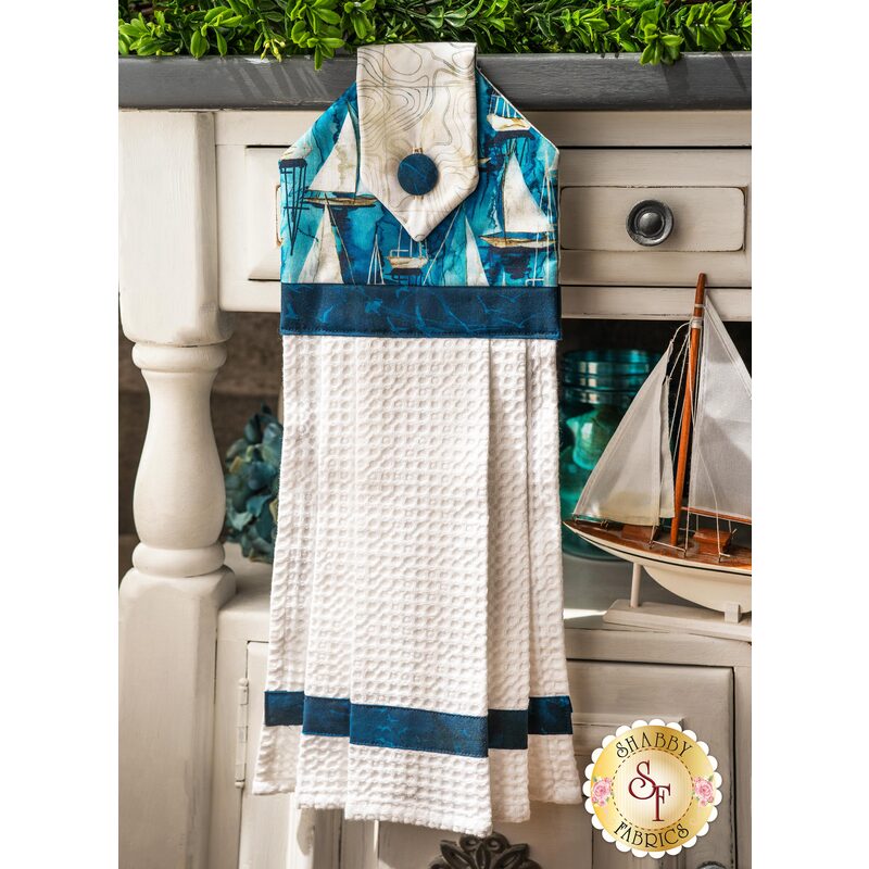 Hanging Towel Kit - Sail Away - Blue