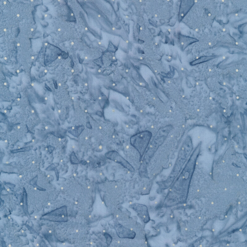 Light blue dots on a blue marbled background