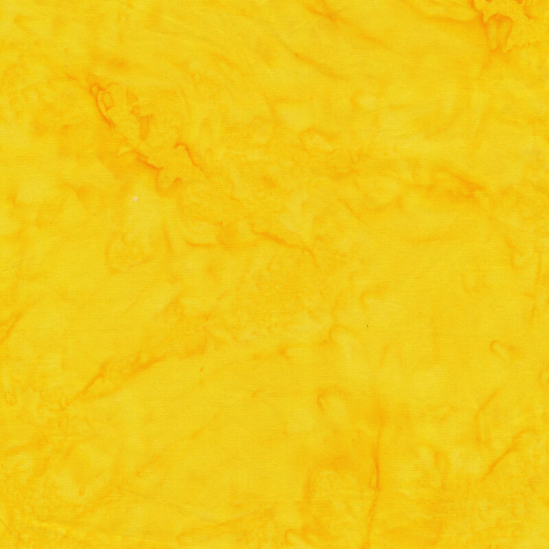 Bright yellow marbled batik
