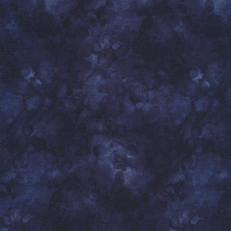 Dark navy blue mottled fabric