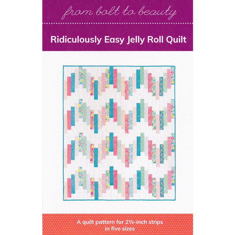 Ridiculously Easy Jelly Roll Quilt Pattern