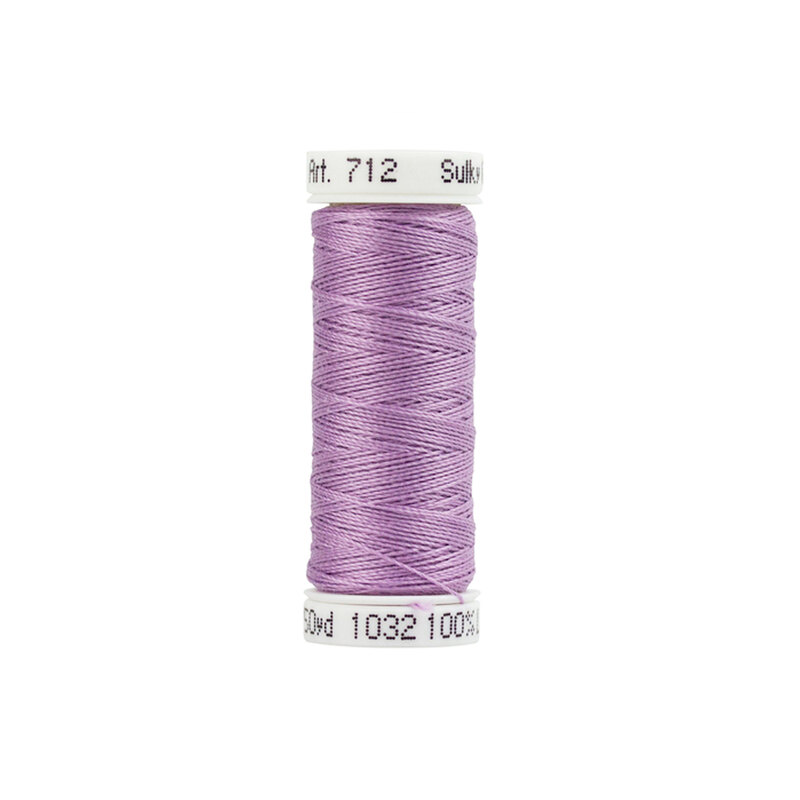 Spool of medium purple Sulk Petite Cotton thread