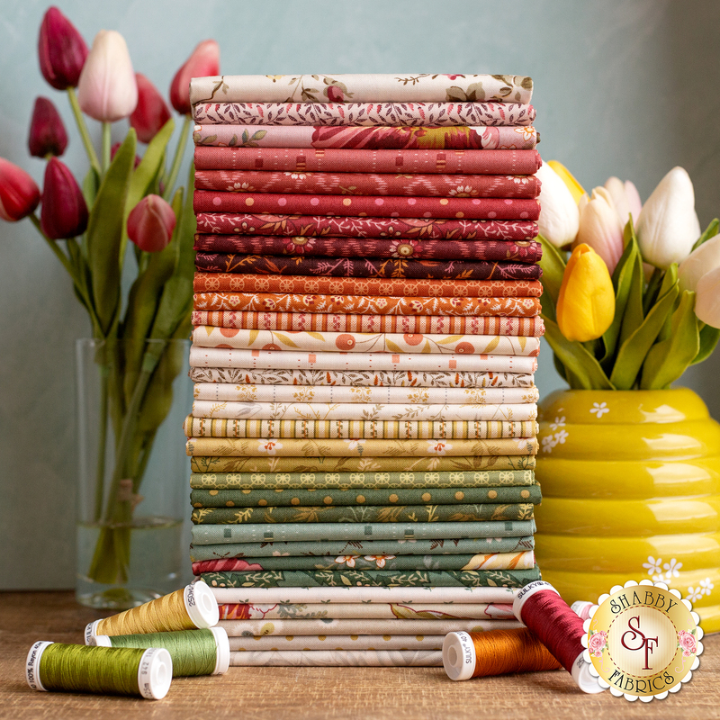 Lady Tulip 32 FQ Set by Edyta Sitar for Andover Fabrics | Shabby Fabrics