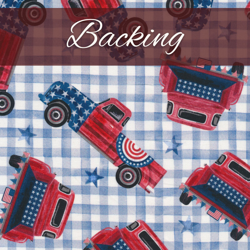 Easy as ABC and 123 Quilt Kit - Land That I Love - Backing – 3-3/4 yds – RESERVE