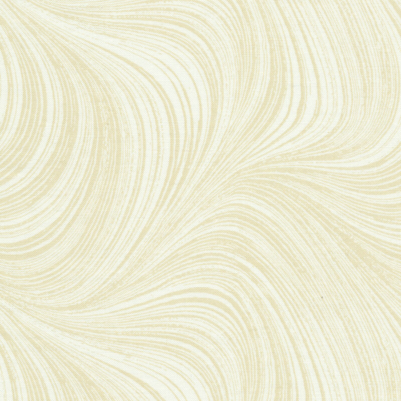 Cream fabric with tan swirls throughout