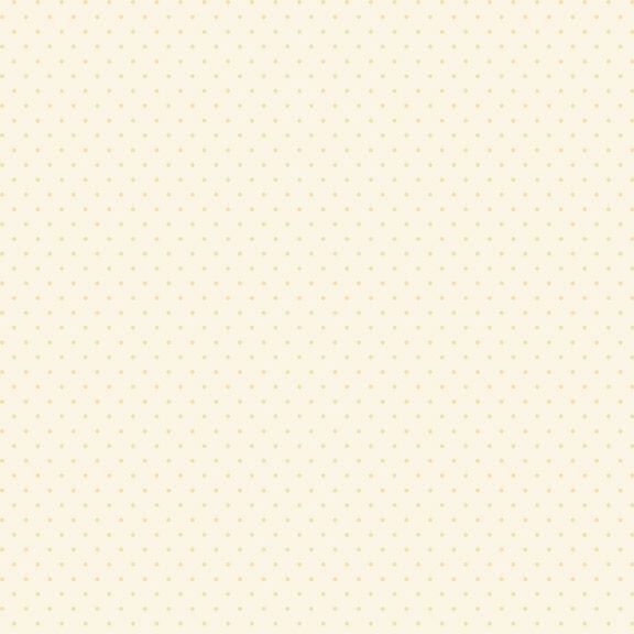 Tonal cream polka dots on cream background.
