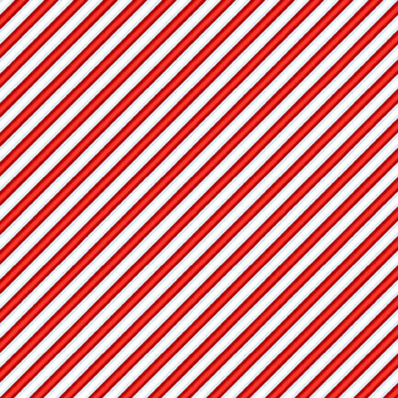 Red and white candy cane stripe fabric