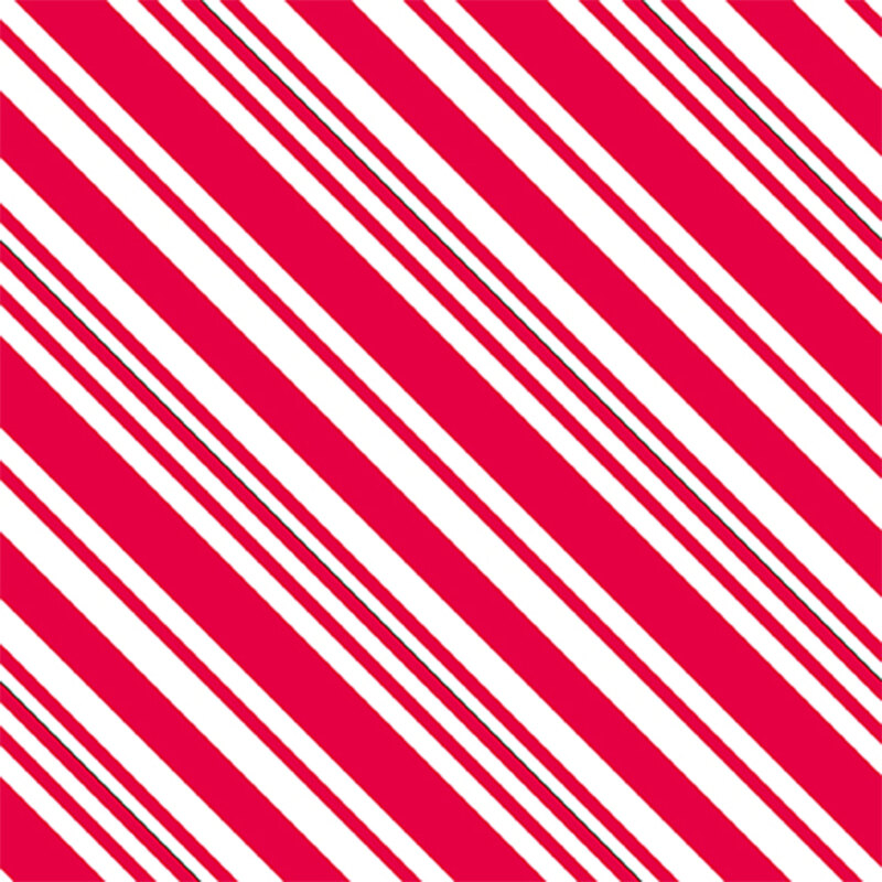 Red and white diagonal stripes