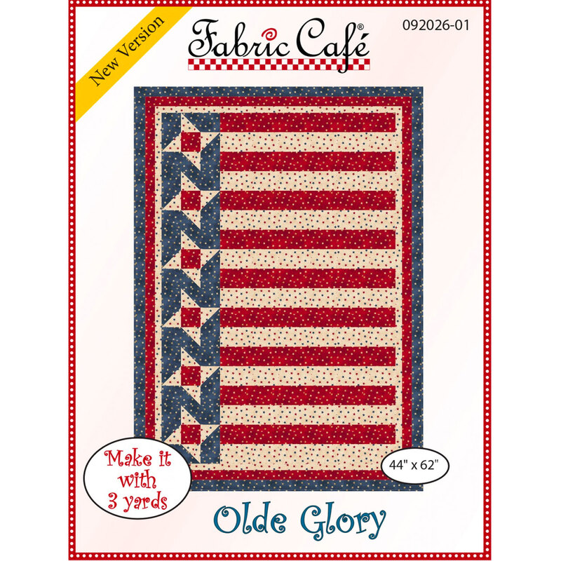 The front of the Olde Glory pattern by Fabric Cafe