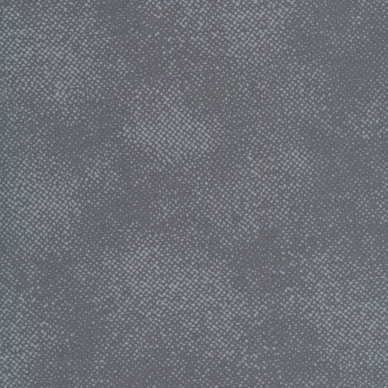 fabric featuring Tonal dark gray screen texture on a charcoal background