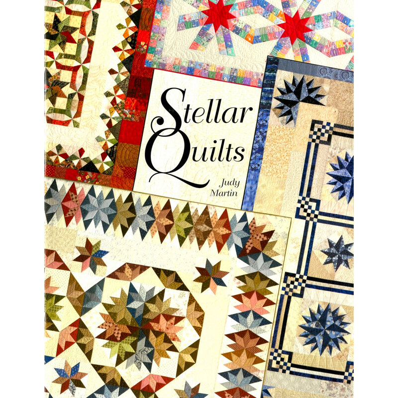 The front of the Stellar Quilts book by Judy Martin