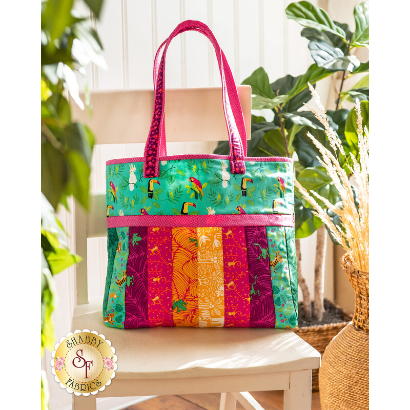 Quilt As You Sophie Tote Kit - Jungle Paradise | Fabrics