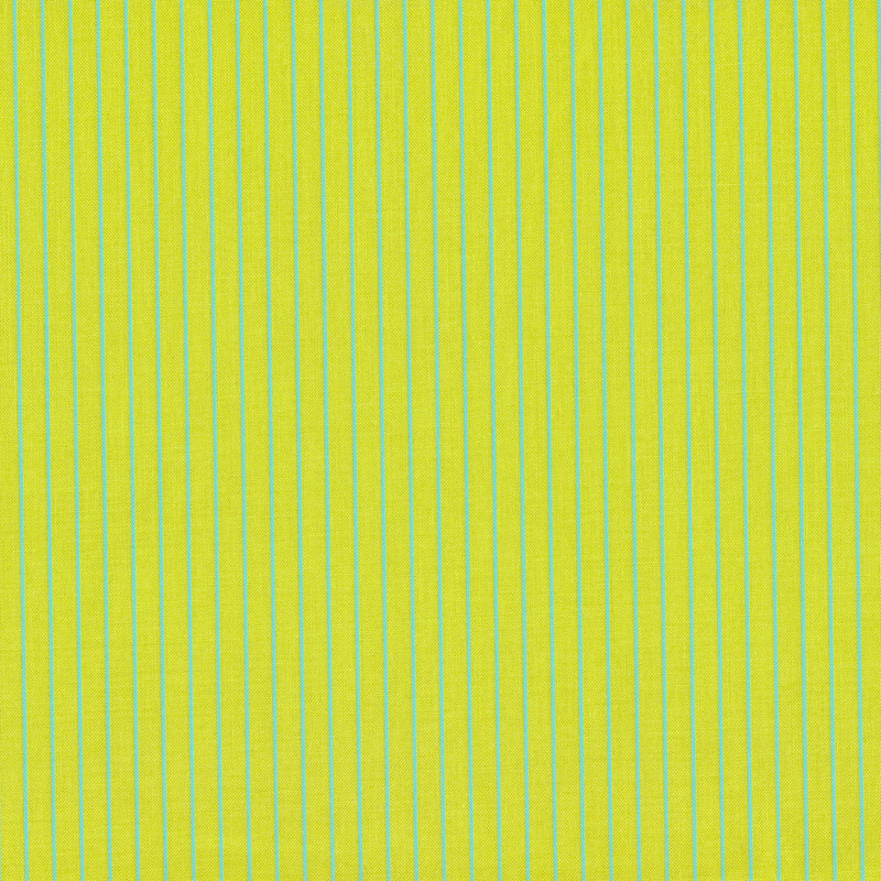 Lime green fabric with small green stripes