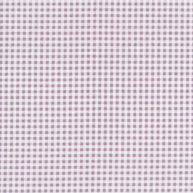 Fabric of a small purple gingham print
