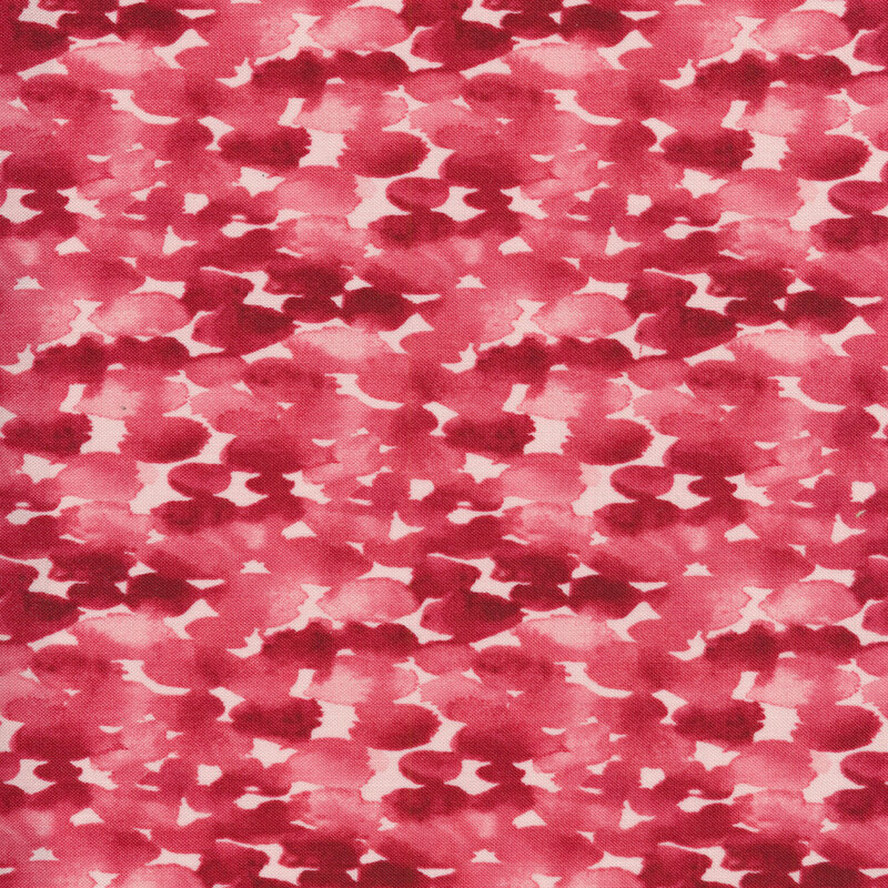 Light pink fabric with dark pink mottled petals all over
