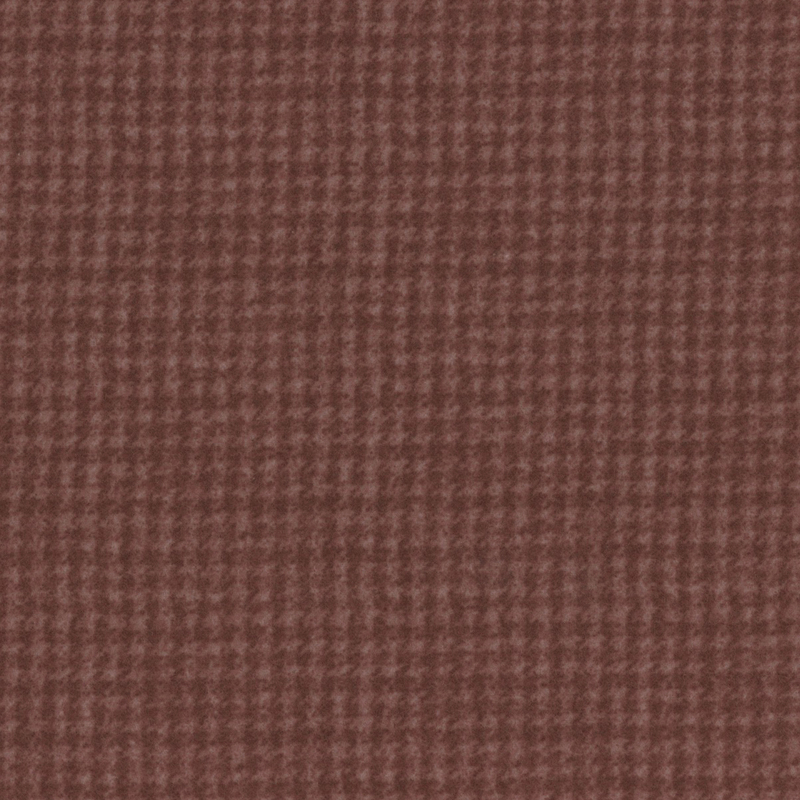 muted mauve houndstooth flannel fabric