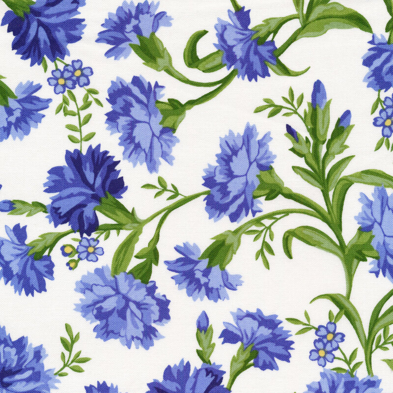 Jubilee 211024 Blue by Debbie Beaves for Robert Kaufman Fabrics
