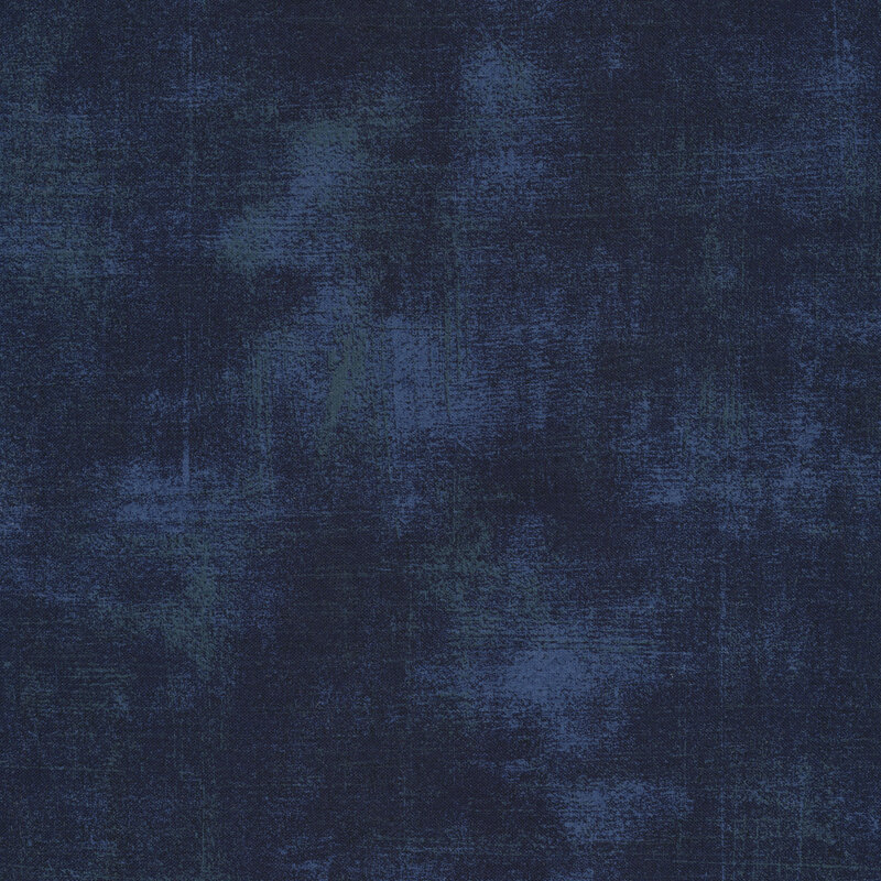 Close up of textured blue fabric from the Grunge Basics collection