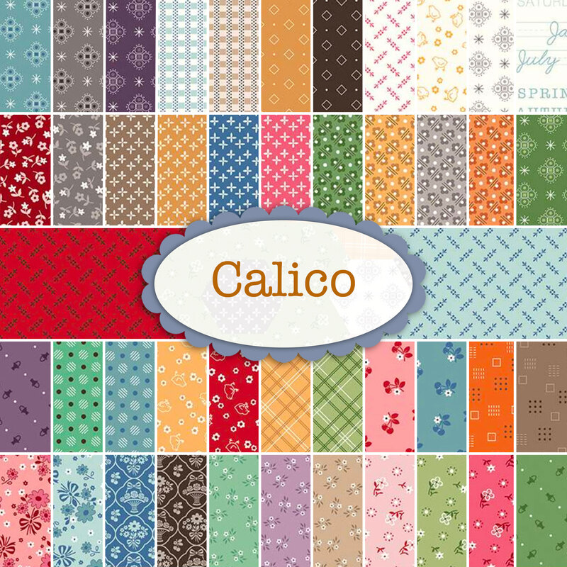 Calico 46 FQ Set by Lori Holt for Riley Blake Designs Shabby Fabrics