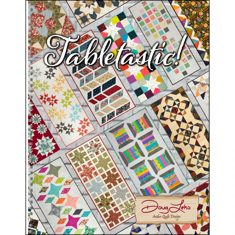 The front of the Tabletastic! book by Doug Leko of Antler Quilt Design