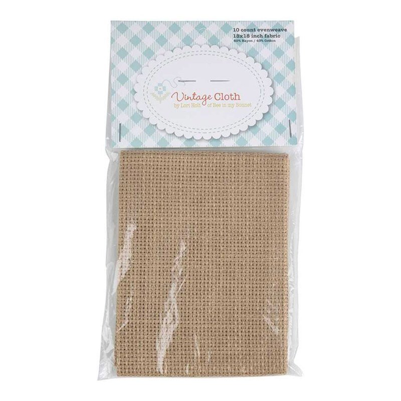 The front of the Lori Holt Vintage Cloth - 10ct Tula Oatmeal package
