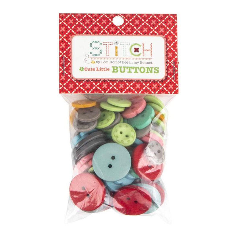 The front of the Lori Holt Cute Little Buttons - Stitch pack