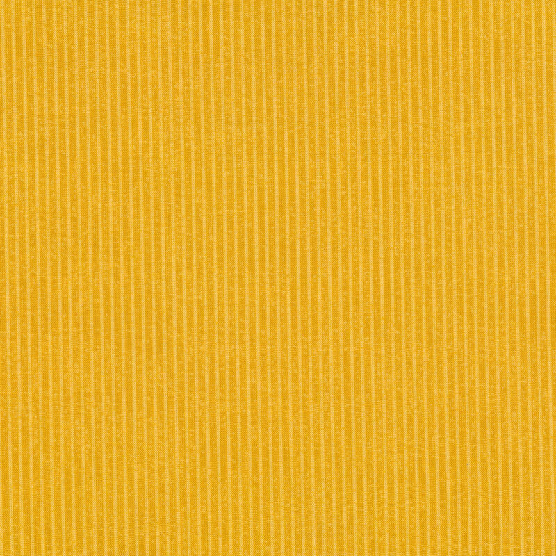 Tonal yellow fabric with light yellow pin stripes on a gold background