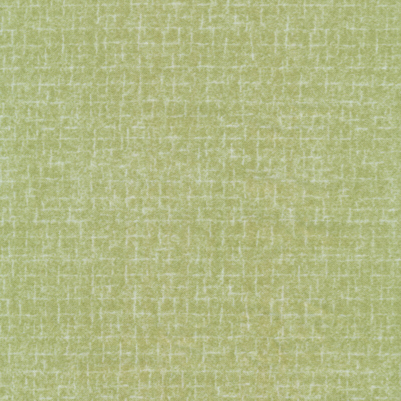light green fabric with tonal textured cross hatching