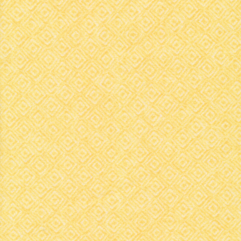 light yellow flannel fabric with geometric designs 