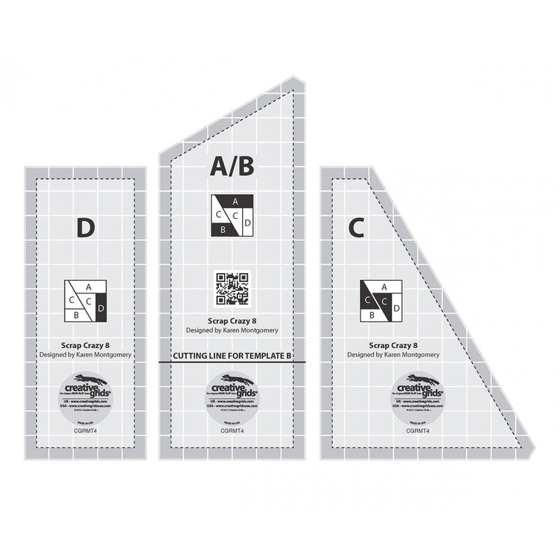 Image of three Creative Grids included in the set, isolated against a white background