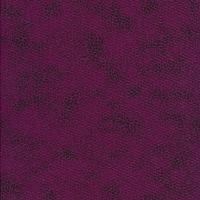 tonal purple fabric featuring dots all over 