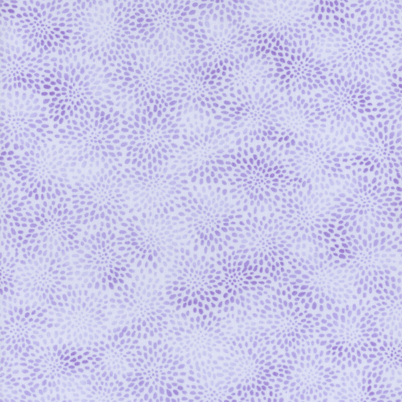 tonal light purple fabric featuring dots all over