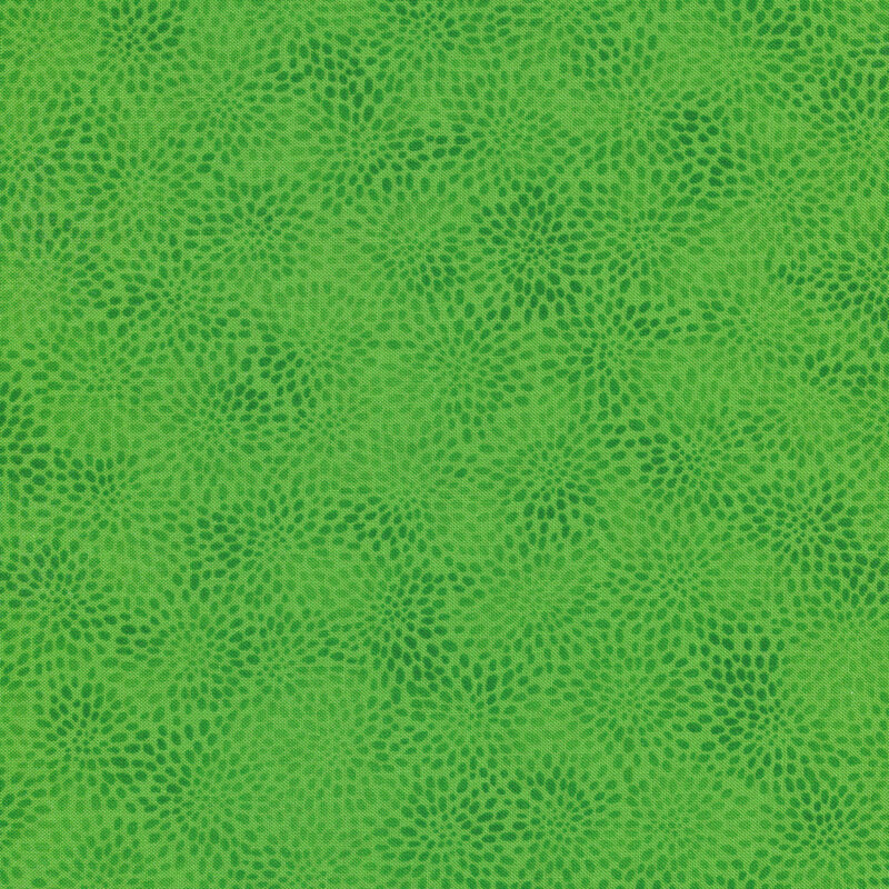 tonal neon green fabric featuring dots all over 