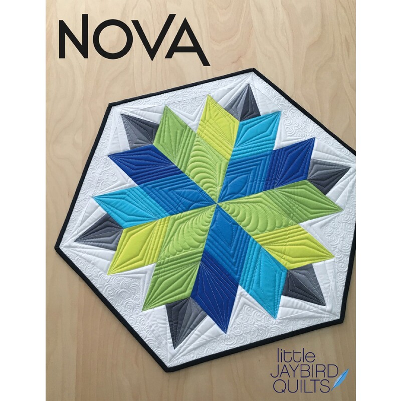 An image of the front of the NOVA Table Topper Pattern