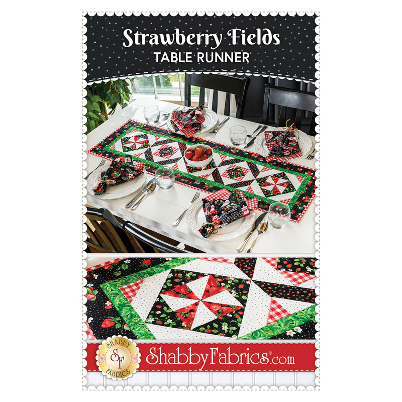 Front cover of the Strawberry Fields Table Runner