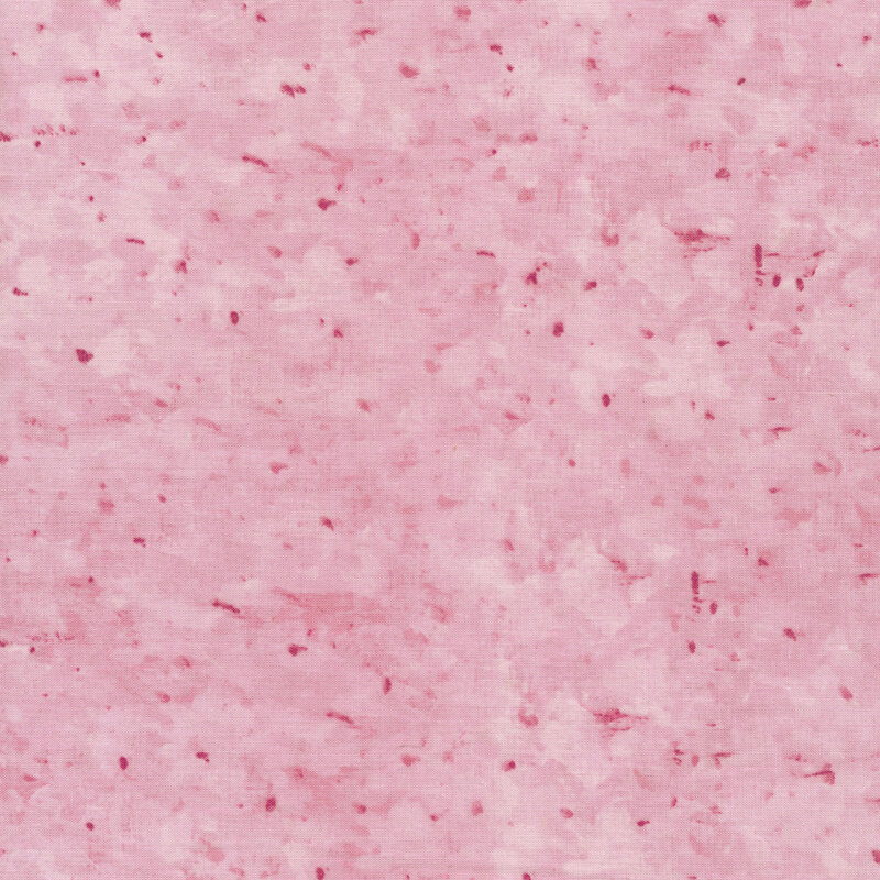 Fuschia variegated fabric with darker pink speckles