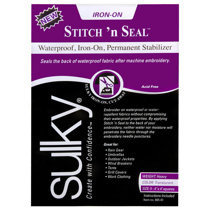 Sulky Stitch N Seal Permanent Stabilizer