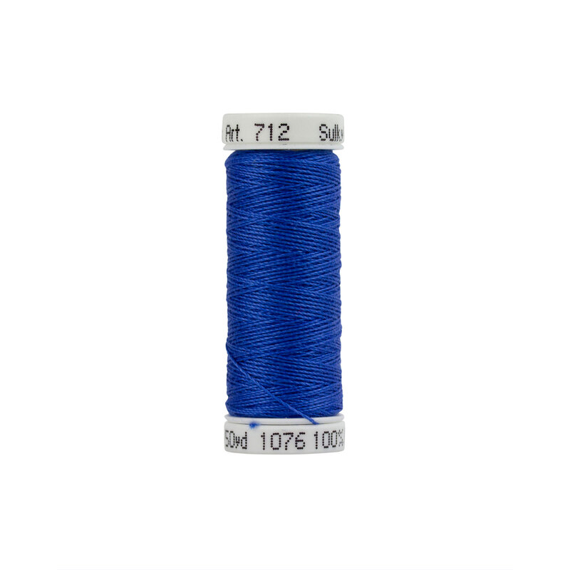 Sulky 12 wt Cotton Thread - 1076 Royal Blue by Sulky Of America